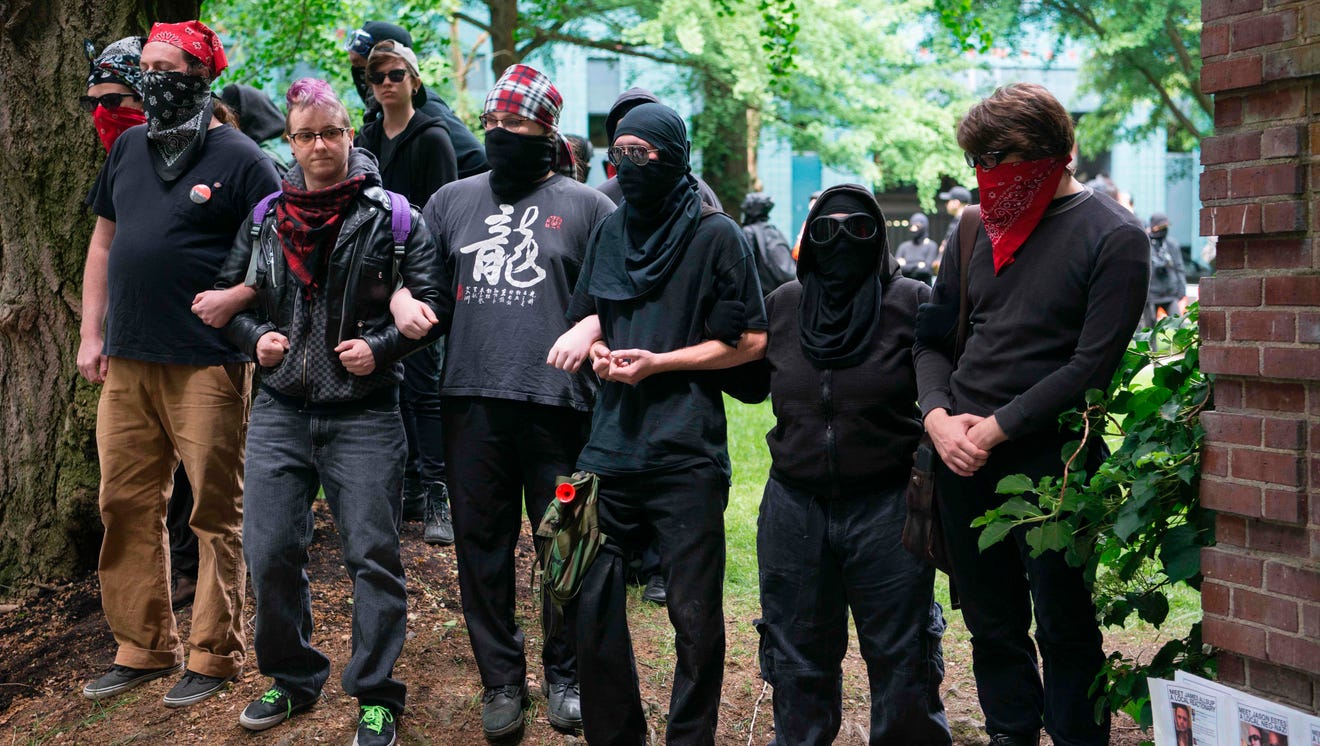 Antifa groups stepped away from street protests, not activism in 2021