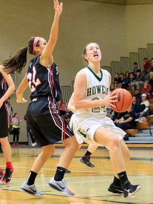 Leah Weslock scored 24 points for Howell in a 46-38 victory over Brighton.