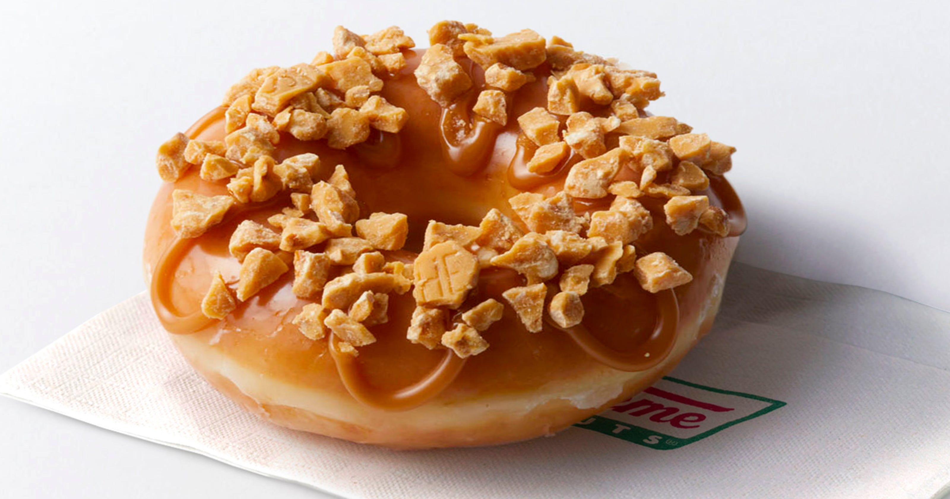 Krispy Kreme unveils Hershey's Gold Doughnut with a salty sweet flavor