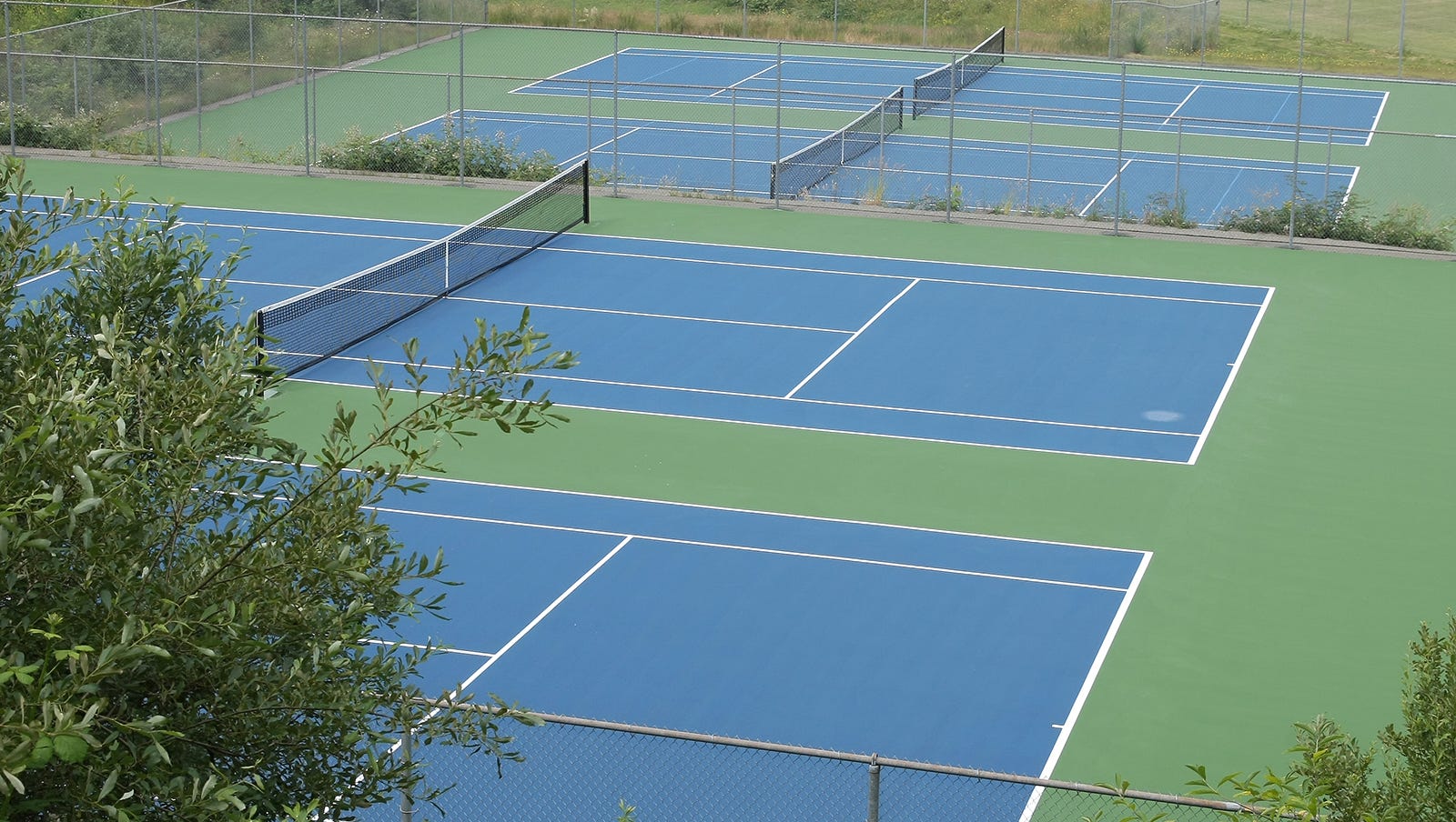 Fairgrounds tennis courts receive much needed makeover
