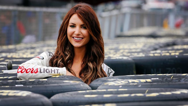 Amanda Mertz, the former Miss Kentucky, is now NASCAR's "Miss Coors Light."July 10, 2015