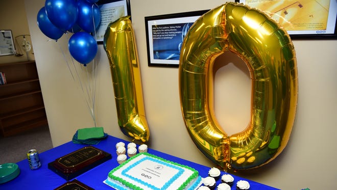 The GEO Reentry Service Center, held a 10th anniversary recognition event at the Loudon Street office on April 19, 2016.