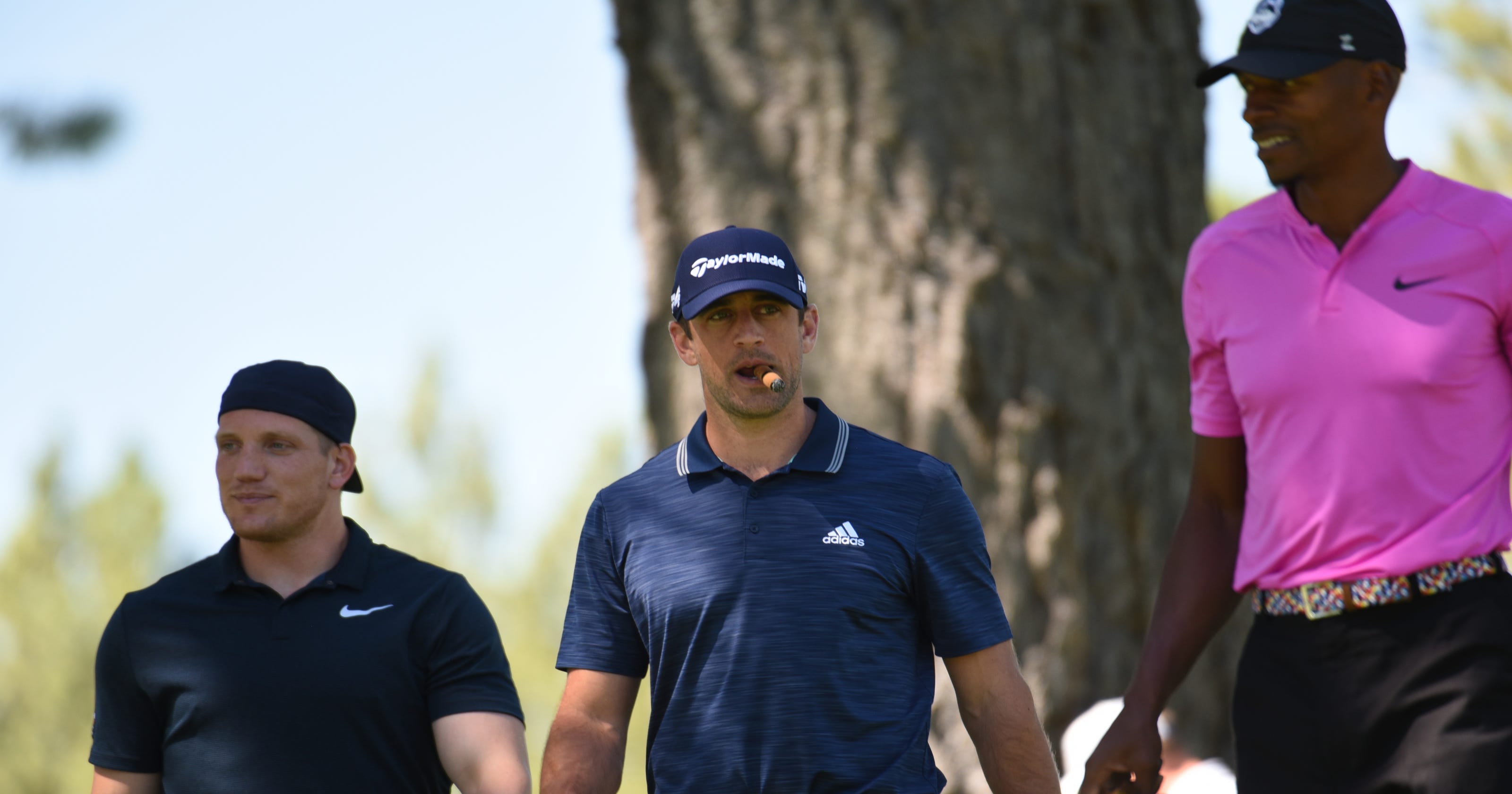 Aaron Rodgers paired with Tony Romo for Tahoe celeb golf tournament