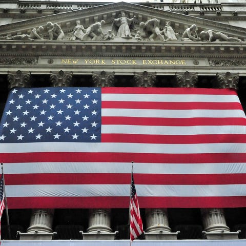 The Wall Street entrance of the New York Stock Exc