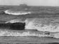 In this 1955 photo, the Norwegian ship Askepot waits
