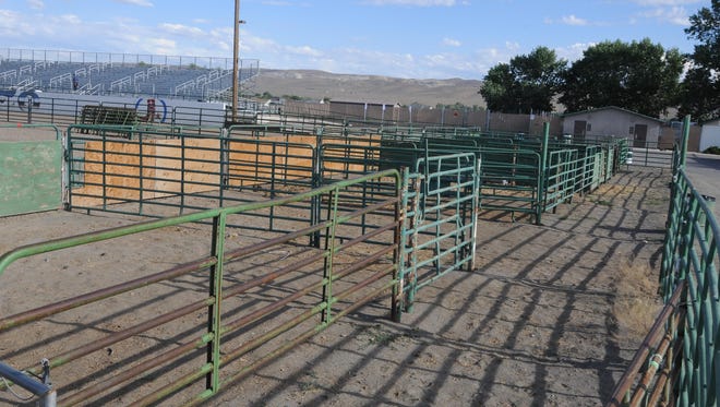 The rodeo grounds at the Out of Town Park in Fernley as seen on July 13.