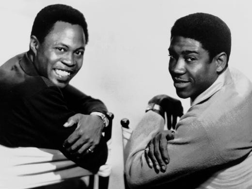 Sam and Dave in undated handout photograph. Sam Moore