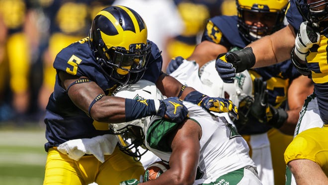 Jabrill Peppers leads Michigan's defense in near shutout vs. Hawaii