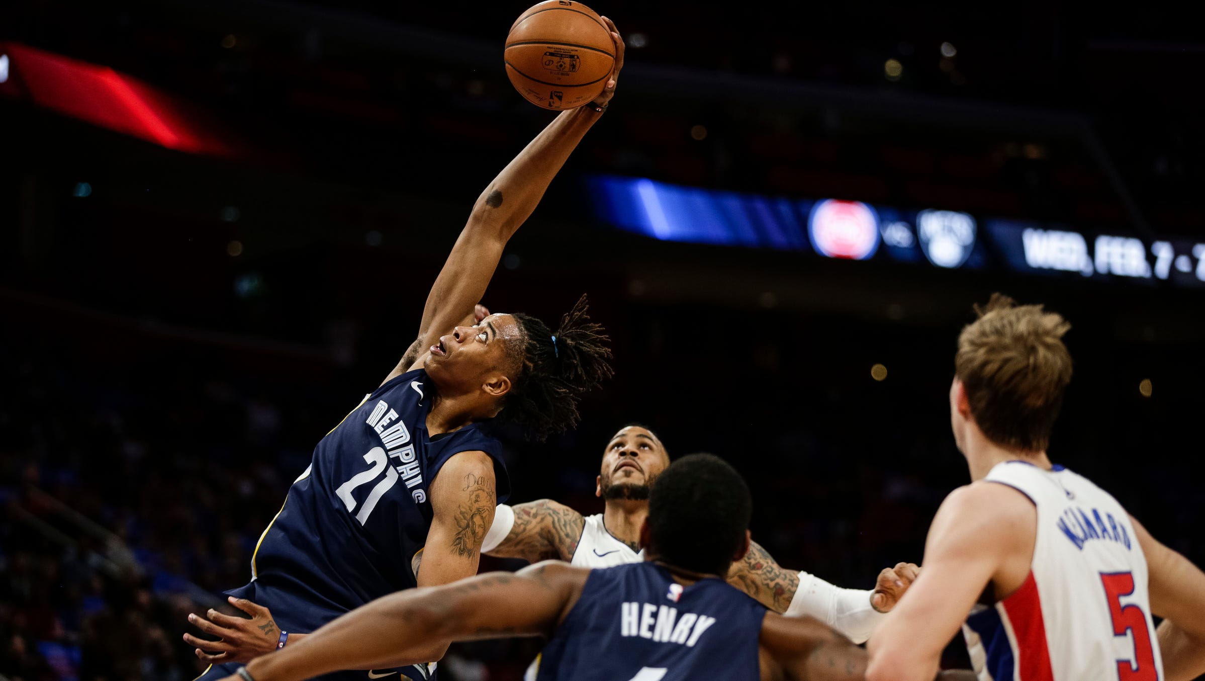 Grizzlies Fall Short In Close Loss To Pistons