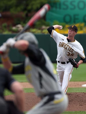 Iowa’s Tyler Peyton made a move onto scouts’ radar with a strong season that included a 7-4 record and 3.03 ERA. He led Iowa in innings (95) and strikeouts (74) and was the winning pitcher in the school’s first NCAA regional win since 1972.