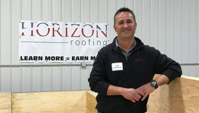 Kurt Scepaniak, president and CEO of Horizon Roofing, inside the company's new Waite Park training center.