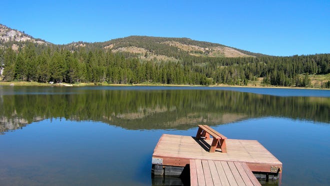 
Incline Lake before it was drained in 2009. The Nevada Department of Wildlife has objected to the U.S. Forest Service’s decision to keep the lake drained and restore the area as a meadow.
