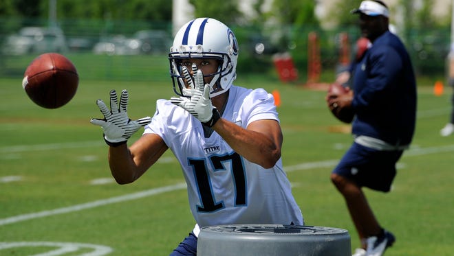 Wide receiver Brian Robiskie is trying to revive his career with the Titans.