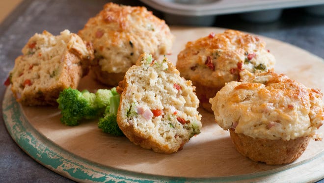 Broccoli cheddar breakfast muffins