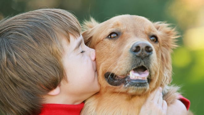 Make sure your dog enjoys the type of affection you're showing.