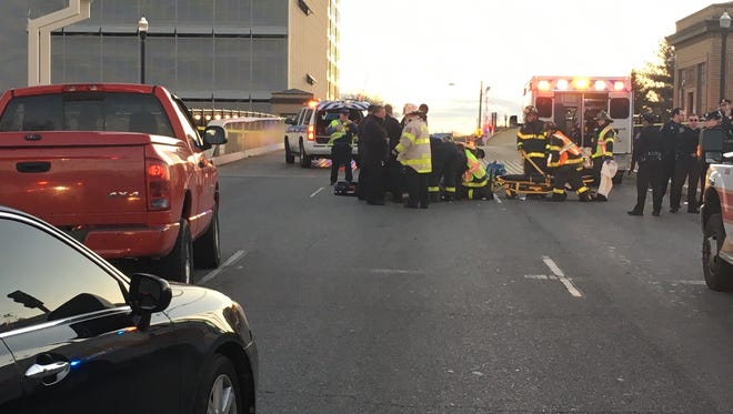 A pedestrian was fatally hit on the South Market Street Bridge Friday evening, Wilmington police said.