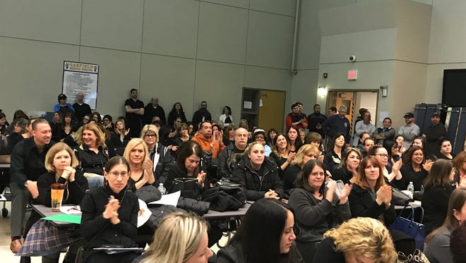 It was a full house with over 200 people in attendance at the Garfield BOE meeting on March 27 when the board approved the budget.