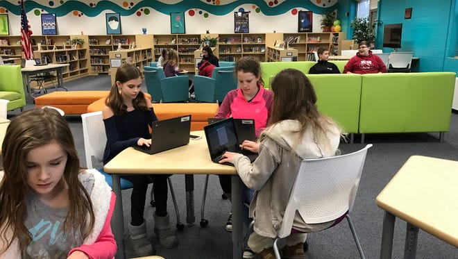With financial support of parents and community businesses, Muir Middle School Media Center was transformed last year to create an inviting and creative environment for students.