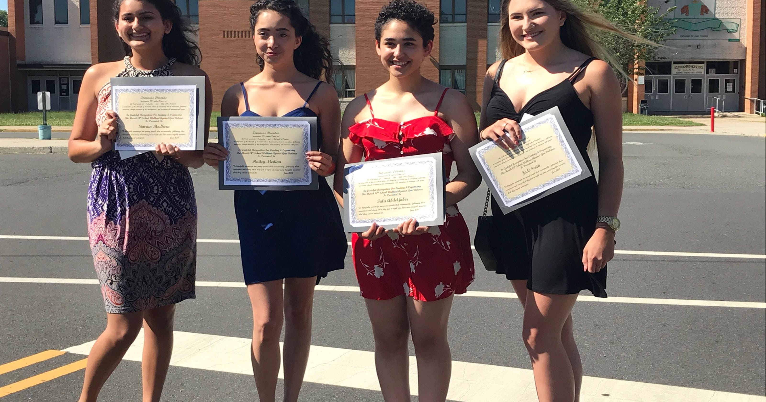 South Plainfield High School Student Walkout Organizers Recognized - 