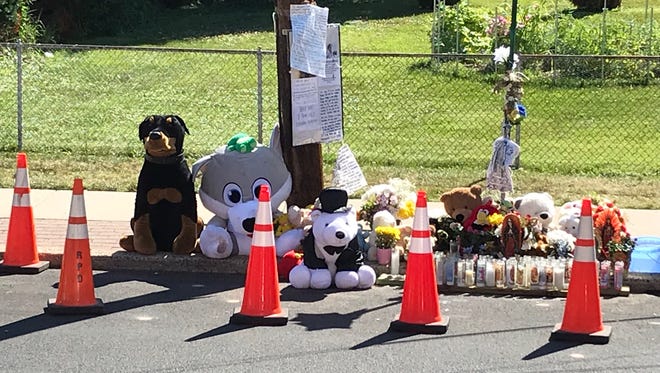 Family and friends came to offer prayers and say goodbye to 1-year-old Matias Ortega-Rosales who was killed by a driver high on heroin in Raritan Borough