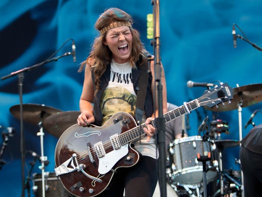 Brandi Carlile performs Saturday, Aug. 1, 2015, during
