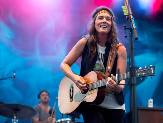 Brandi Carlile performs Saturday, Aug. 1, 2015, during