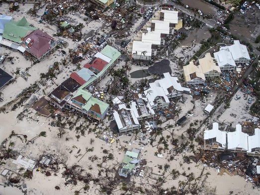 An aerial photography taken and released by the Dutch