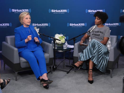 Clinton joins SiriusXM for a town hall event hosted