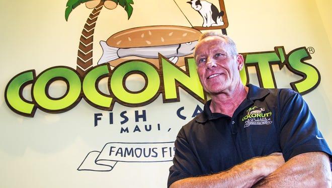 Kim Kuhljuergen is opening his third Coconut's Fish Cafe.  The new location is near Alma School Road and W. Ocotillo Road in Chandler.