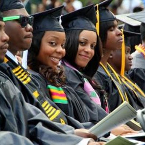 Students graduated from St. Augustine's College in