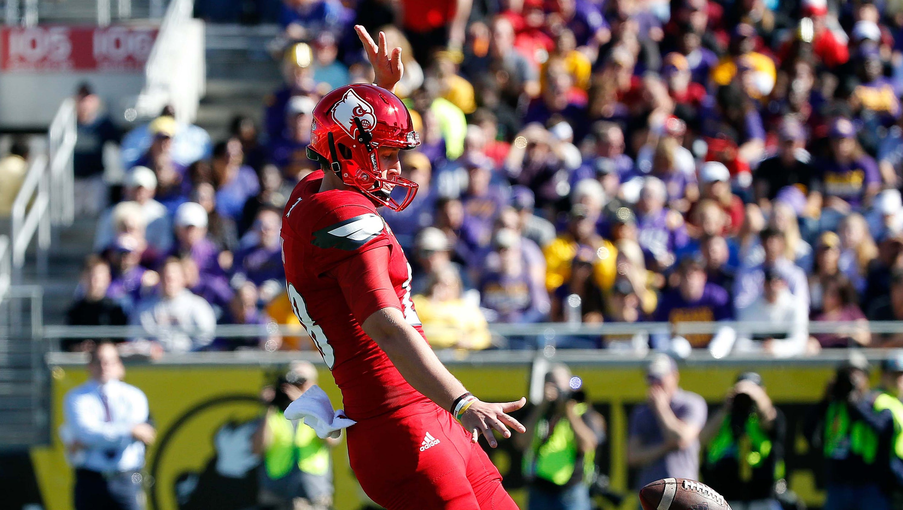 Louisville Football Former Walk On Punter Mason King Makes