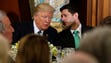 Trump talks with House Speaker Paul Ryan on Capitol