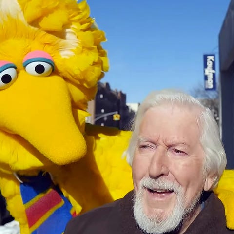 Caroll Spinney, the puppeteer behind Big Bird.
