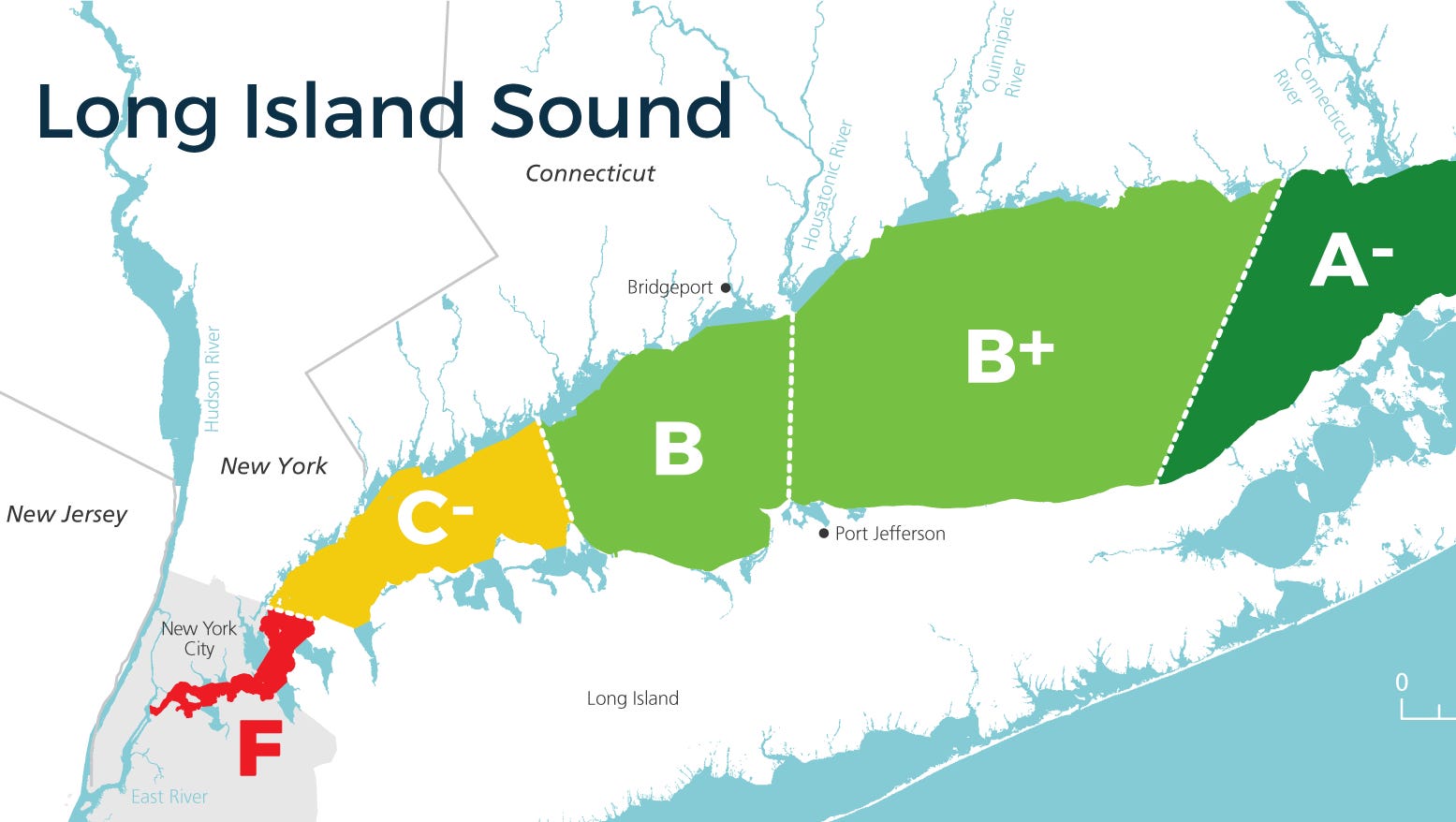 Long Island Sound's Westchester "report card" grade im...