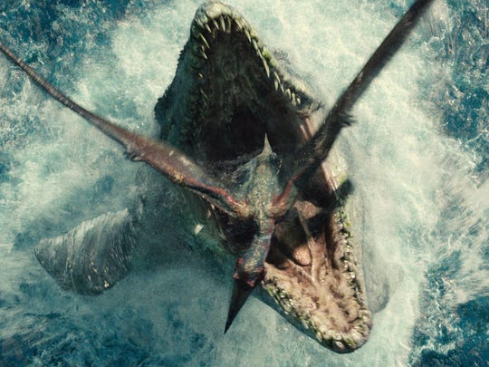 jurassic world dinosaur in water