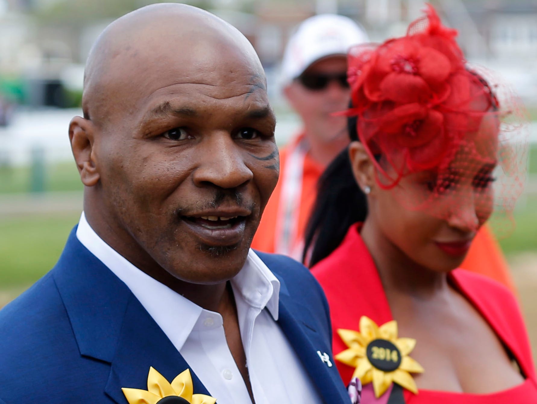 Former boxer Mike Tyson, shown here at the Preakness in 2014, has started a new venture.
