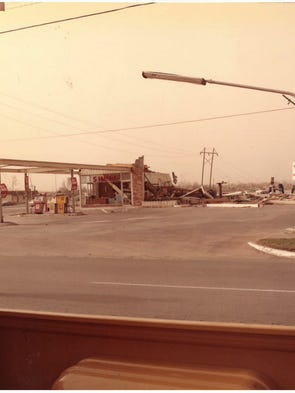 Contributed photo of the damage that was caused on