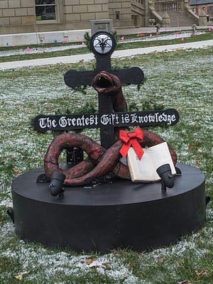 A Snaketivity display is set up at the Capitol for the second year Saturday, December 19, 2015.