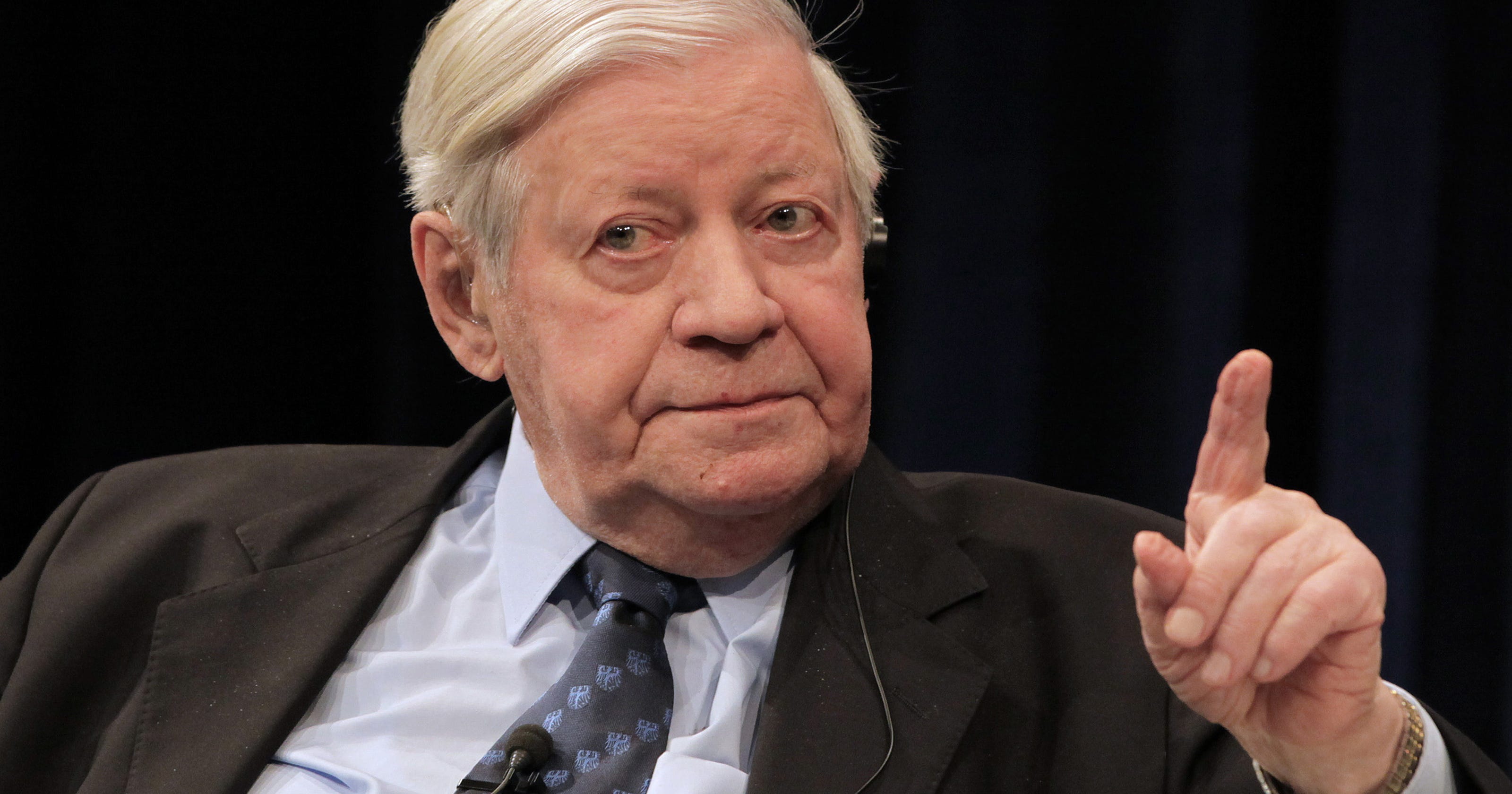 Former West German Chancellor Helmut Schmidt dies at age 96