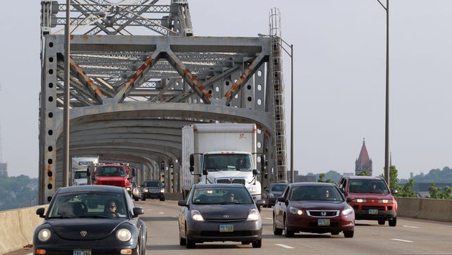 The Brent Spence Bridge over the Ohio River has been designated functionally obsolete.