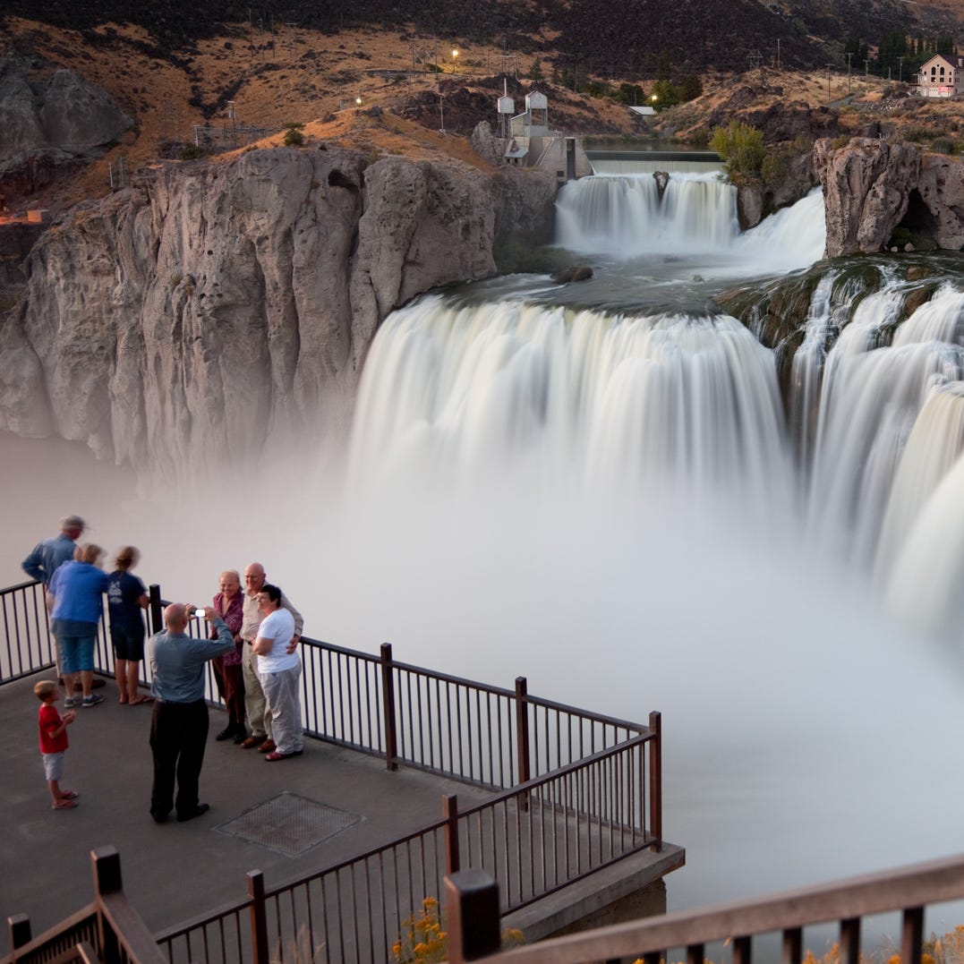 Shoshone Falls, Twin Falls, Idaho (Entry fee: $3 per vehicle) - Shoshone Falls has a pretty impressive claim to fame: At 212 feet, it is higher than Niagara Falls — and with a span of 900 feet, it's one of the nation's largest natural waterfalls. Bet