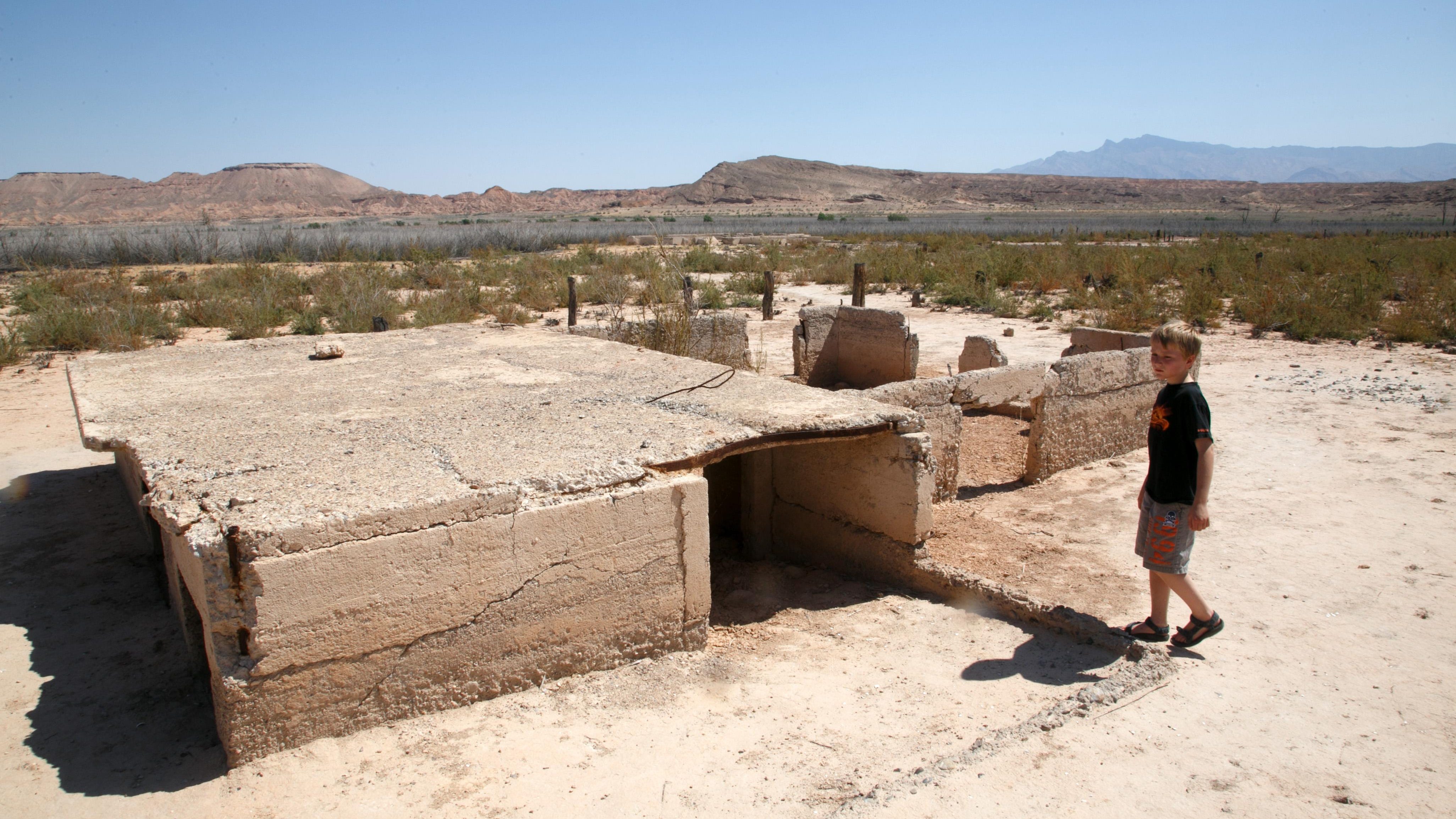 St. Thomas, Nevada, is Lake Mead's ghost town