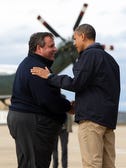 President Obama and Gov. Christie after Sandy. (AP Photo)