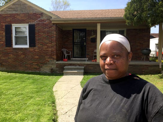 Dacia Robinson of Detroit lost power for eight days