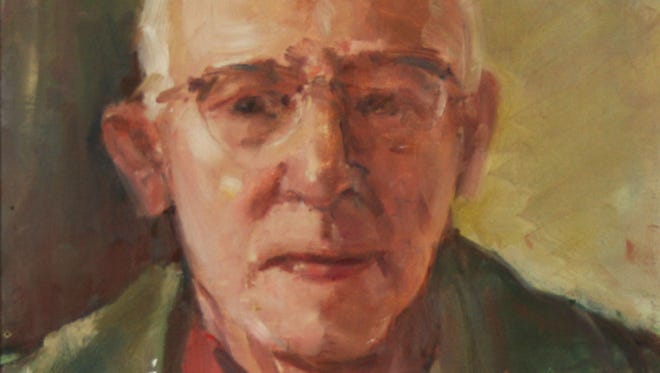 Self-portrait by Fairport artist Carl Peters, at Nan Miller Gallery. Provided art.