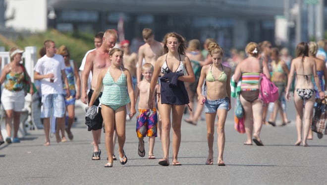 On the beach and promenade between JFK Boulevard and 44th Street in Sea Isle City, Saturday, July 25, 2009.
