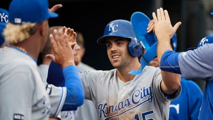 Royals second baseman Whit Merrifield was one of...