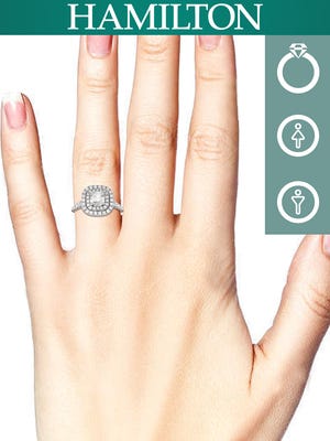 Hamilton Jewelers has added to their digital services by developing the Put a Ring On It app, designed to allow anyone to virtually try on their selection of engagement rings or wedding bands on a smart phone or tablet.
