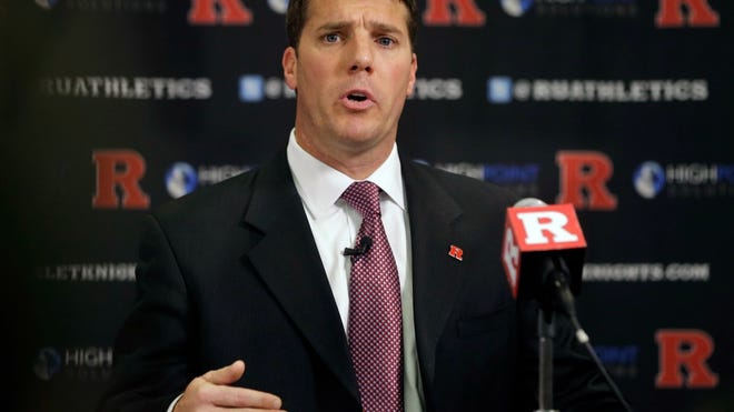 Rutgers football coach Chris Ash