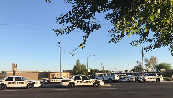 An officer shot and killed an individual near 81st and Glendale avenues in Phoenix on July 1, 2017.